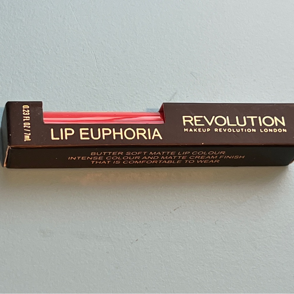 Revolution Lip Euphoria “Fate” Butter Soft Matte Lip Color
